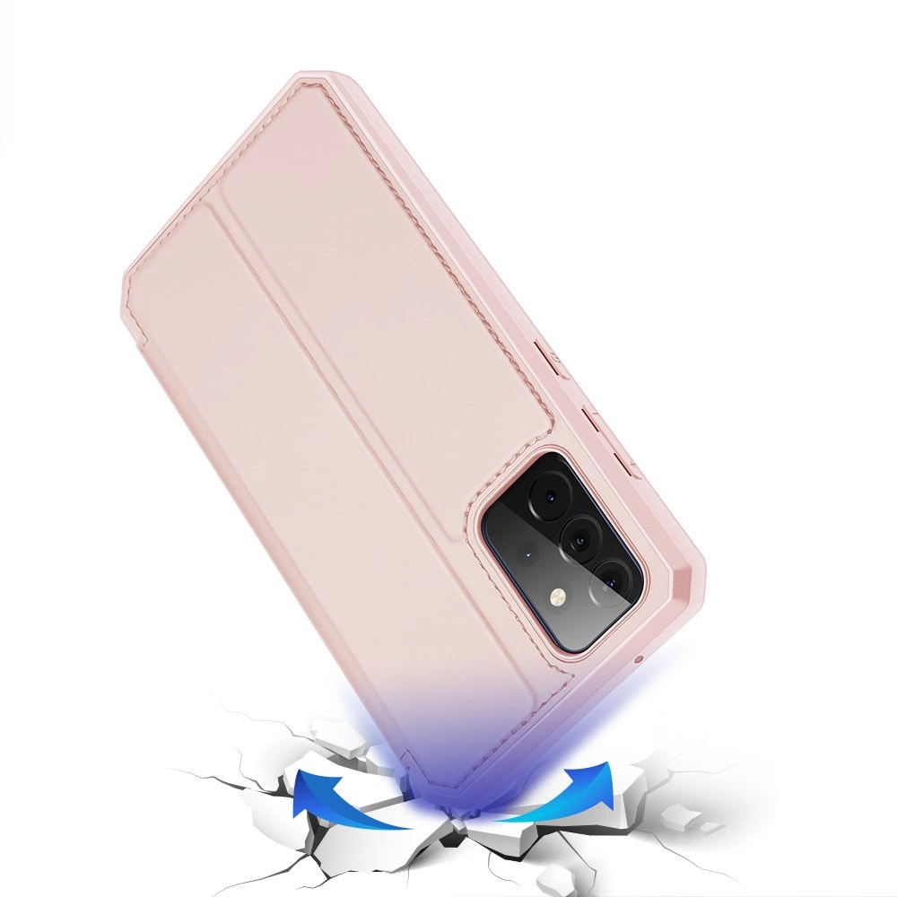 DUX DUCIS Skin X Bookcase type case for Samsung Galaxy A72 4G pinkeng