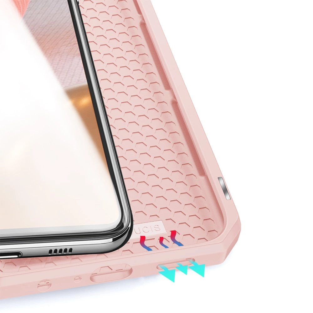 DUX DUCIS Skin X Bookcase type case for Samsung Galaxy A72 4G pinkeng