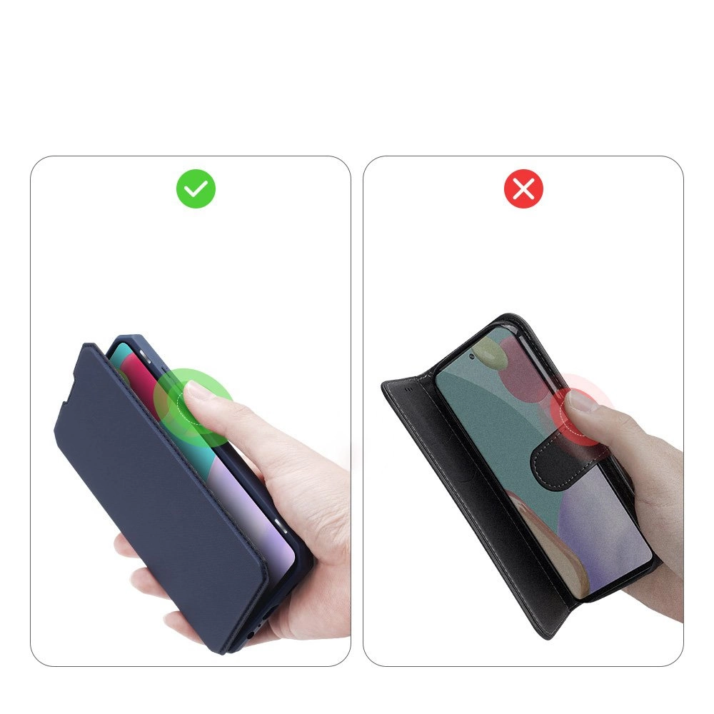 DUX DUCIS Skin X Bookcase type case for Samsung Galaxy A52s 5G / A52 5G / A52 4G / A52s blueeng