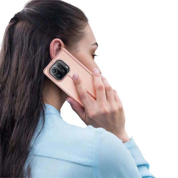 DUX DUCIS Skin Pro Bookcase type case for Xiaomi Mi 11 Pro pinkeng