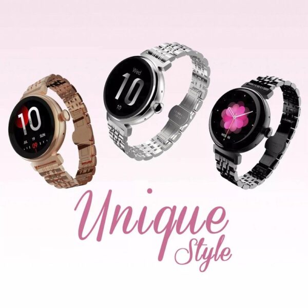 HIFUTURE metal smartwatch with call function AURA (IP68) silver