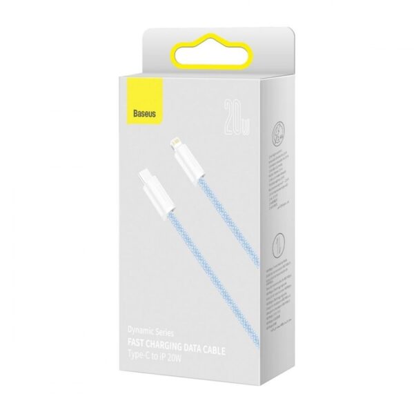 BASEUS cable Type C to Apple Lightning 8-pin PD20W Power Delivery Dynamic Series CALD000103 2m blue
