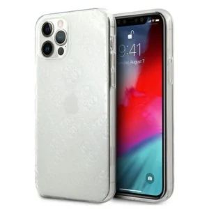 [AFTER RETURN] Guess GUHCP12L3D4GTR iPhone 12 Pro Max 6.7" transparent hardcase 4G 3D Pattern Collectioneng
