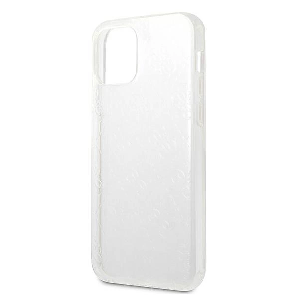 [AFTER RETURN] Guess GUHCP12L3D4GTR iPhone 12 Pro Max 6.7" transparent hardcase 4G 3D Pattern Collectioneng