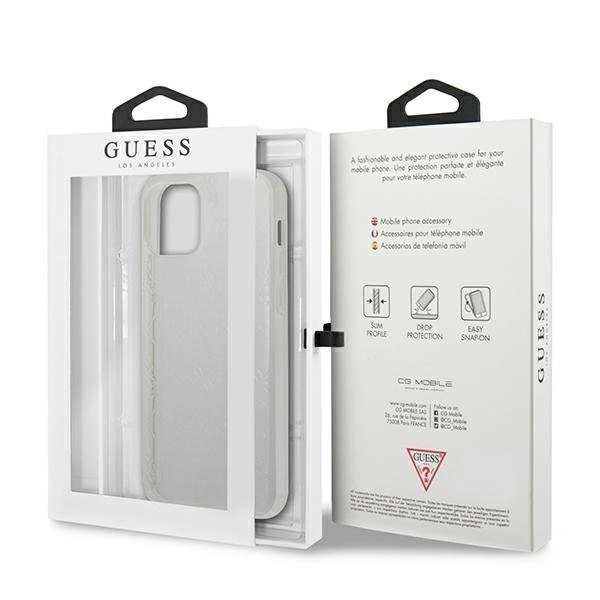 [AFTER RETURN] Guess GUHCP12L3D4GTR iPhone 12 Pro Max 6.7" transparent hardcase 4G 3D Pattern Collectioneng