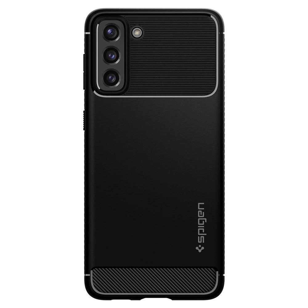 Spigen Rugged Armor Case for Samsung Galaxy S21 - Matte Blackeng