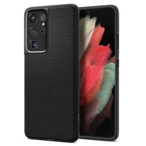 Spigen Liquid Air Case for Samsung Galaxy S21 Ultra - Matte Blackeng