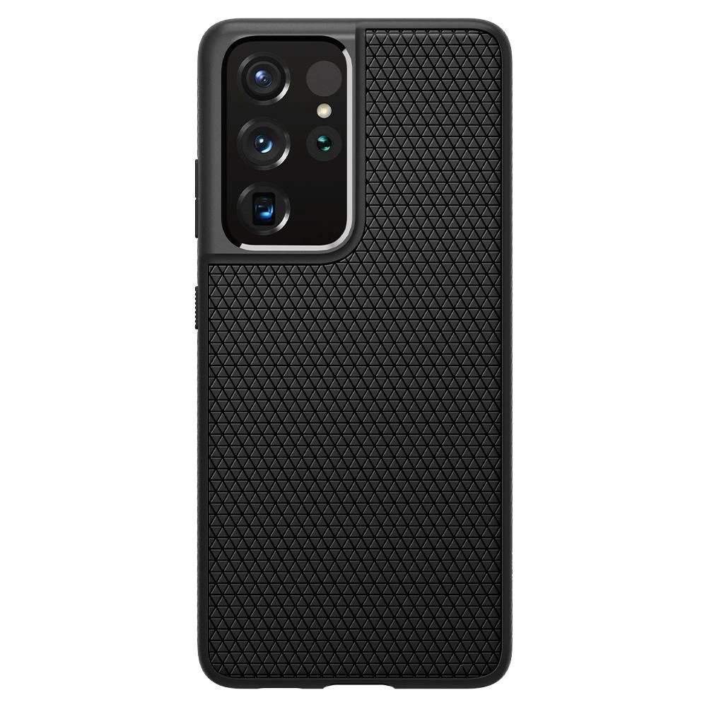 Spigen Liquid Air Case for Samsung Galaxy S21 Ultra - Matte Blackeng