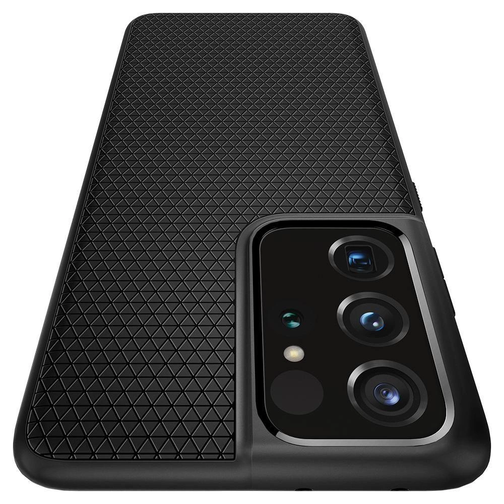 Spigen Liquid Air Case for Samsung Galaxy S21 Ultra - Matte Blackeng