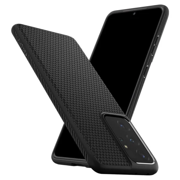Spigen Liquid Air Case for Samsung Galaxy S21 Ultra - Matte Blackeng