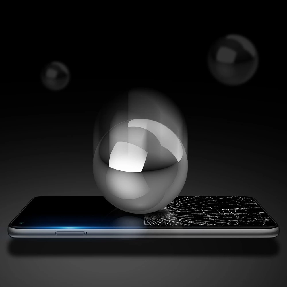 Dux Ducis 10D Tempered Glass 9H Full Screen Tempered Glass with Frame for Samsung S21 + 5G (S21 Plus 5G) Black (case friendly)eng