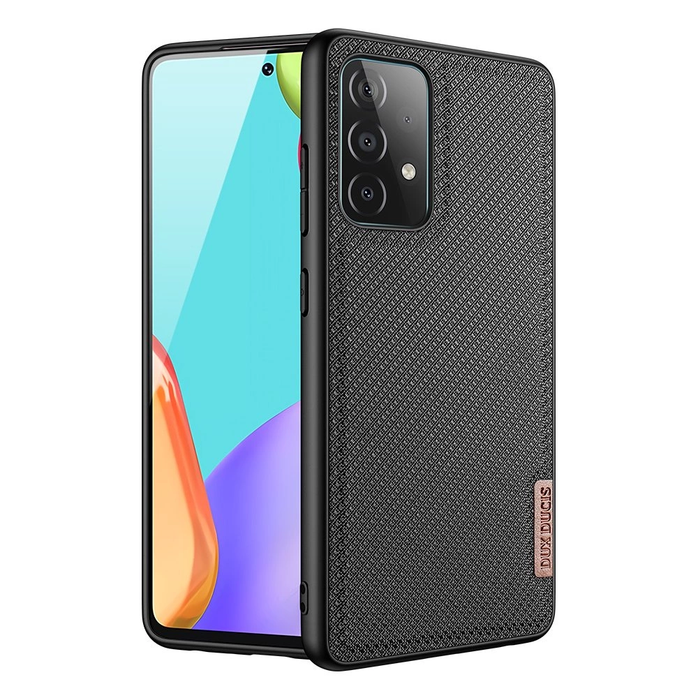 Dux Ducis Fino case covered with nylon material for Samsung Galaxy A72 4G blackeng