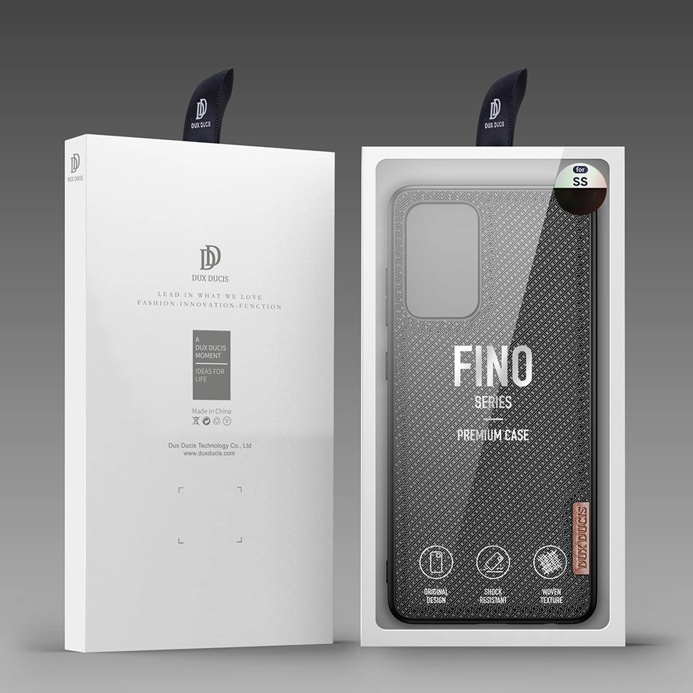 Dux Ducis Fino case covered with nylon material for Samsung Galaxy A72 4G blackeng