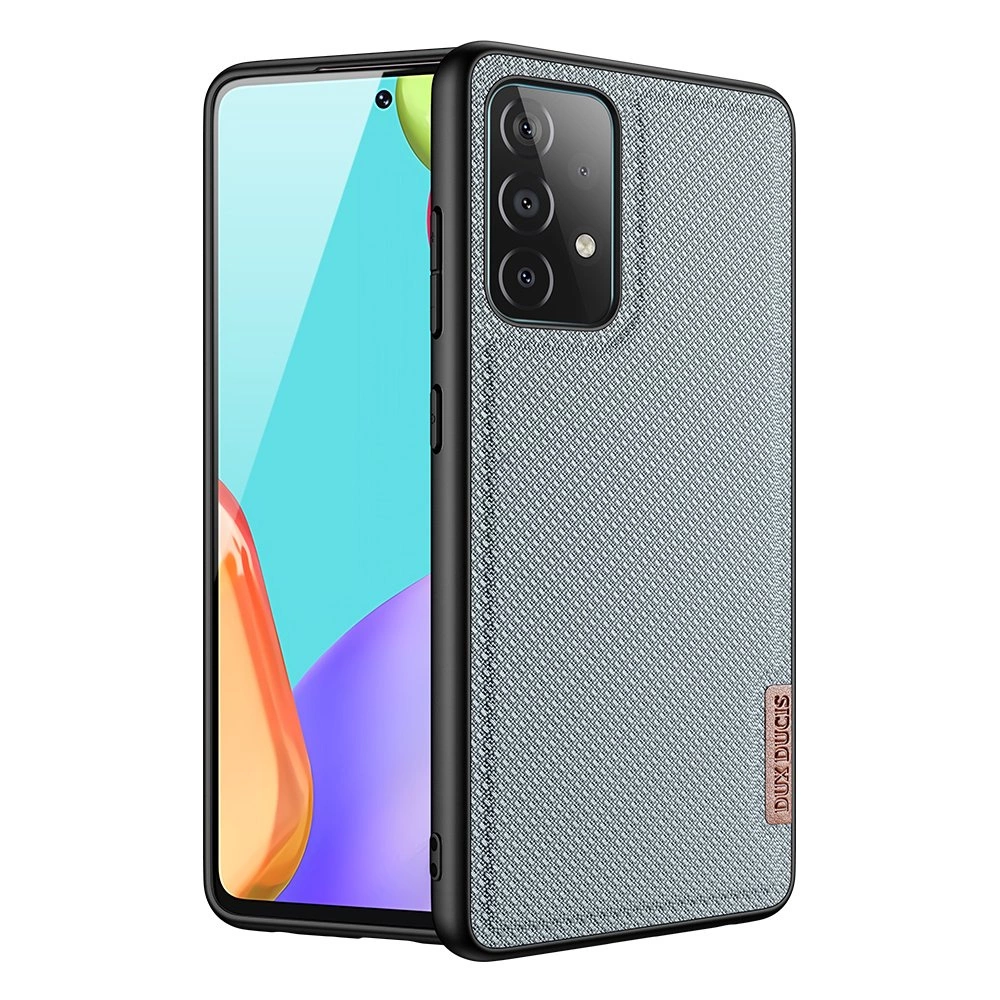 Dux Ducis Fino case covered with nylon material for Samsung Galaxy A72 4G grayeng