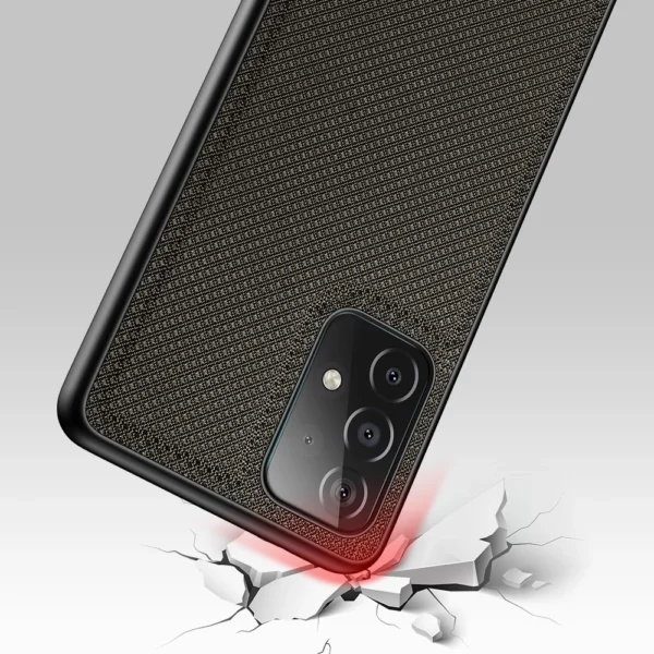 Dux Ducis Fino case covered with nylon material for Samsung Galaxy A72 4G greeneng