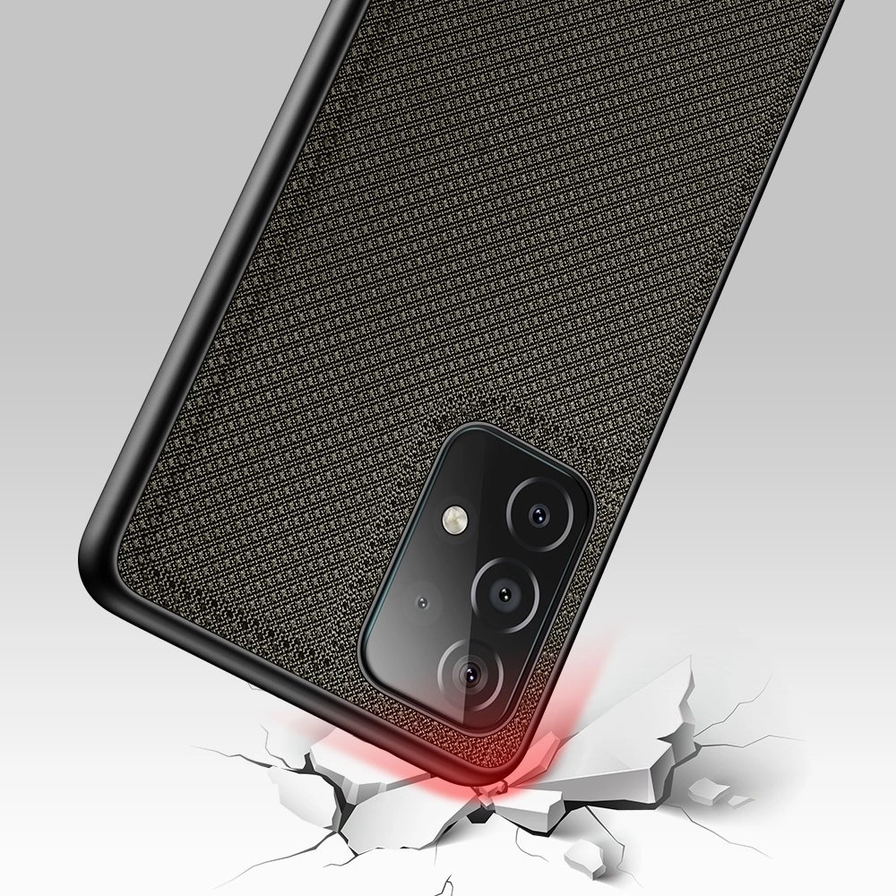 Dux Ducis Fino case covered with nylon material for Samsung Galaxy A72 4G greeneng