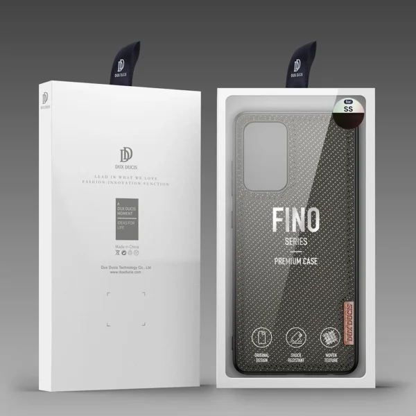 Dux Ducis Fino case covered with nylon material for Samsung Galaxy A72 4G greeneng