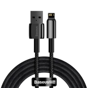 Baseus Tungsten USB - Lightning cable 2.4 A 2 m black (CALWJ-A01)eng