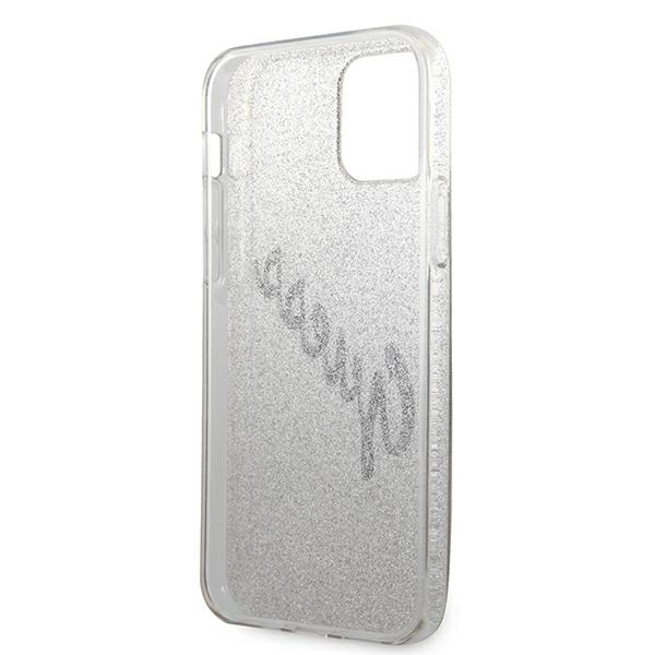 Guess GUHCP12LPCUGLSGO iPhone 12 Pro Max 6.7" gold/gold hardcase Glitter Gradient Scripteng