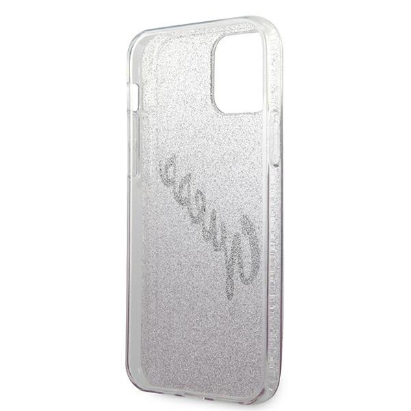 Guess GUHCP12LPCUGLSPI iPhone 12 Pro Max 6.7" pink/pink hardcase Glitter Gradient Scripteng