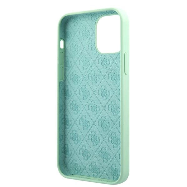 Guess GUHCP12MLSLMGGN iPhone 12/12 Pro 6.1" green/green hardcase Metal Logo Scripteng
