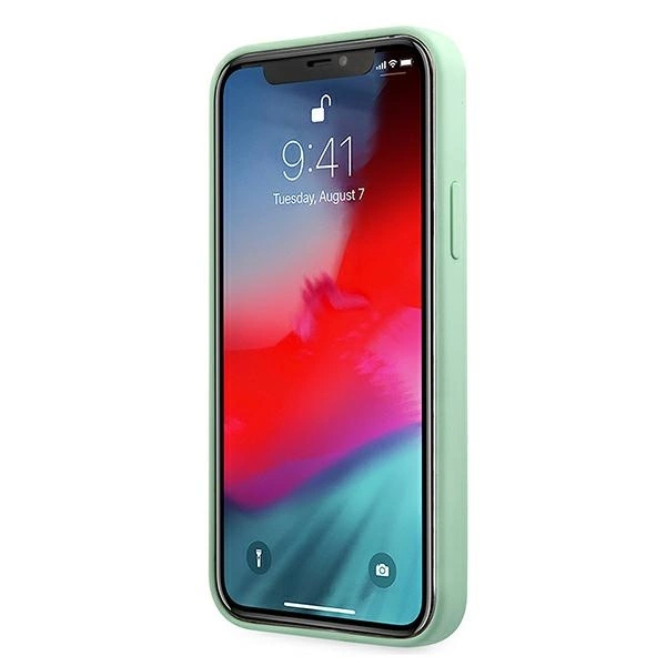 Guess GUHCP12SLSLMGGN iPhone 12 mini 5.4" green/green hardcase Metal Logo Scripteng