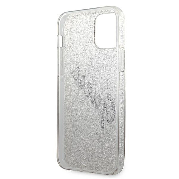 Guess GUHCP12SPCUGLSGO iPhone 12 mini 5.4" gold/gold hardcase Glitter Gradient Scripteng