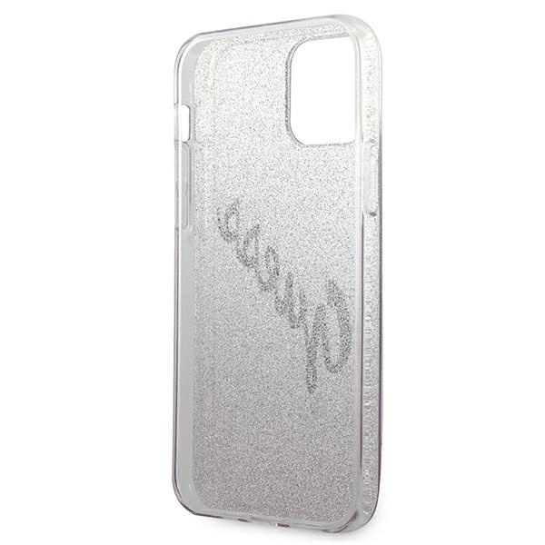 Guess GUHCP12SPCUGLSPI iPhone 12 mini 5.4" pink/pink hardcase Glitter Gradient Scripteng