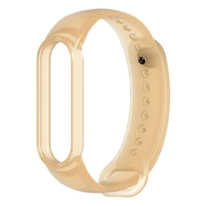 Silicone strap for Xiaomi Mi Band 5 / 6 wristband strap - goldeng