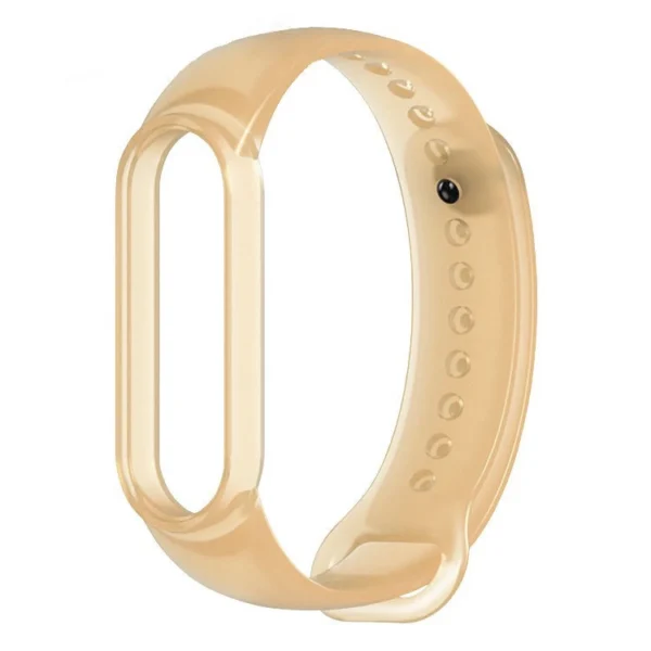 Silicone strap for Xiaomi Mi Band 5 / 6 wristband strap - goldeng
