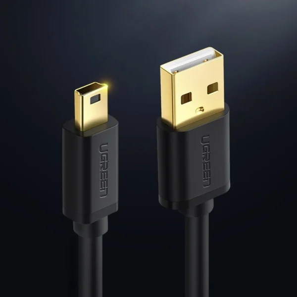 [ON RETURN] Ugreen cable USB - mini USB cable 480 Mbps 3 m black (US132 10386)eng