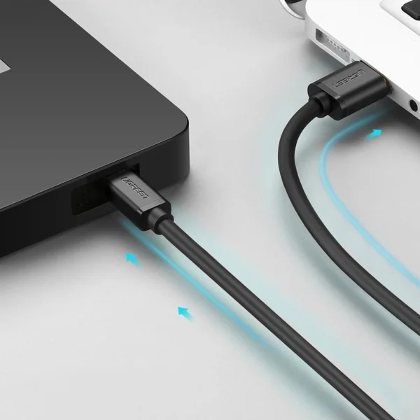 [ON RETURN] Ugreen cable USB - mini USB cable 480 Mbps 3 m black (US132 10386)eng