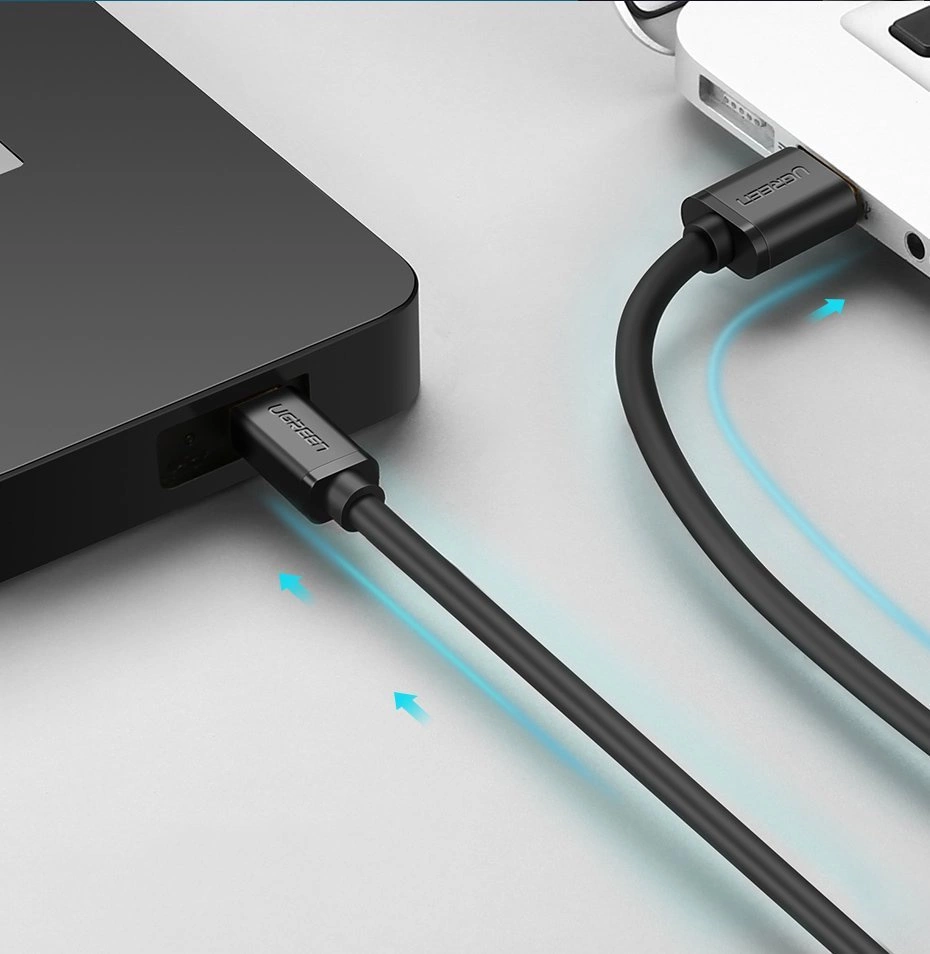 [ON RETURN] Ugreen cable USB - mini USB cable 480 Mbps 3 m black (US132 10386)eng