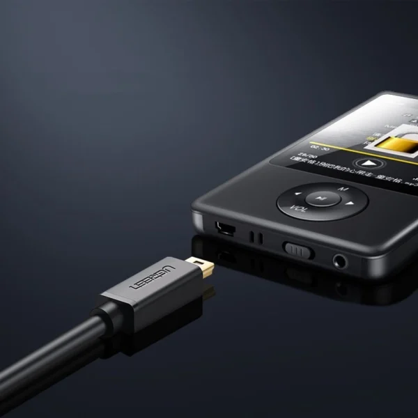 [ON RETURN] Ugreen cable USB - mini USB cable 480 Mbps 3 m black (US132 10386)eng
