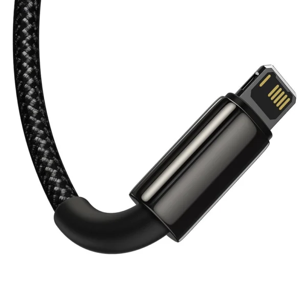 Baseus Tungsten 3in1 cable USB - USB Type C / Lightning / micro USB 3.5 A 1.5 m black (CAMLTWJ-01)eng