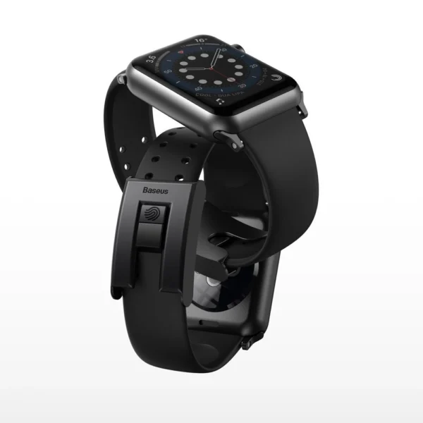 Baseus Slip-Thru strap band bracelet for Apple Watch 3/4/5/6/SE 38mm/40mm black (LBWSE-01)eng