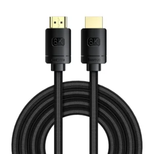 Baseus HDMI 2.1 Cable 8K 60 Hz 48 Gbps / 4K 120 Hz / 2K 144 Hz 3D eARC QMS Dynamic HDR VRR ALLM 3 m black (CAKGQ-L01)eng