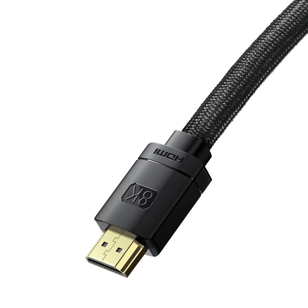 Baseus HDMI 2.1 Cable 8K 60 Hz 48 Gbps / 4K 120 Hz / 2K 144 Hz 3D eARC QMS Dynamic HDR VRR ALLM 3 m black (CAKGQ-L01)eng
