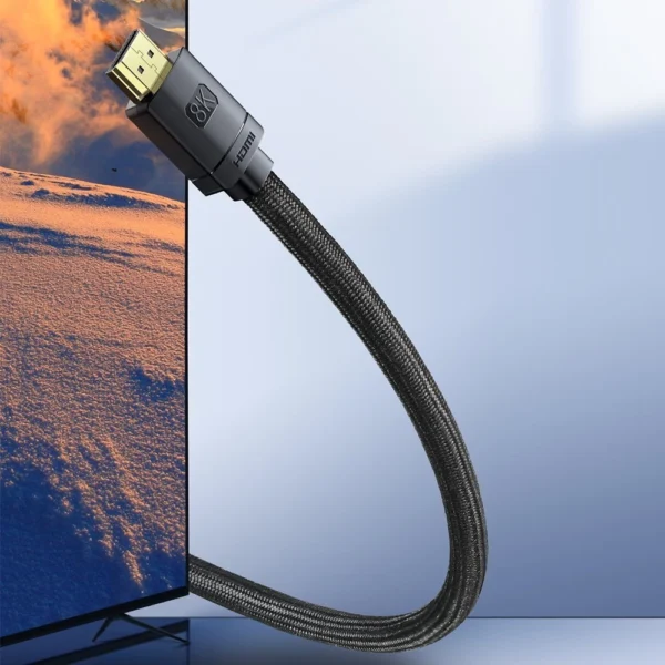 Baseus HDMI 2.1 Cable 8K 60 Hz 48 Gbps / 4K 120 Hz / 2K 144 Hz 3D eARC QMS Dynamic HDR VRR ALLM 3 m black (CAKGQ-L01)eng