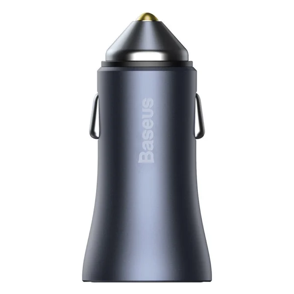 Baseus Golden Contactor Pro car charger USB-C / USB-A 40W PD QC 4+ SCP FCP AFC + cable - grayeng