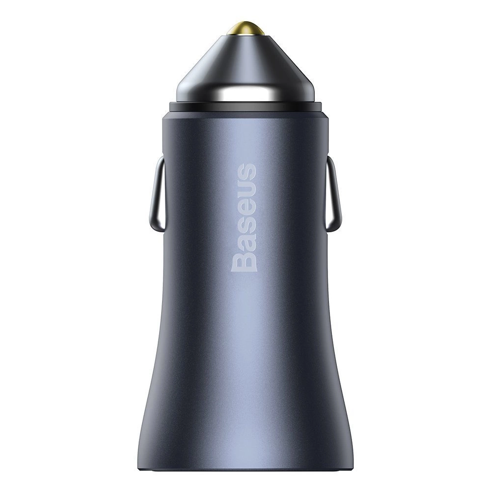 Baseus Golden Contactor Pro car charger USB-C / USB-A 40W PD QC 4+ SCP FCP AFC + cable - grayeng