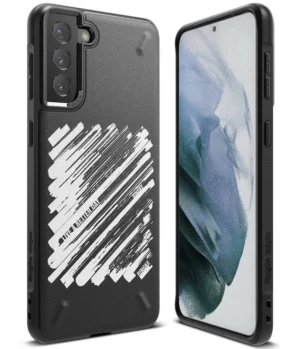 Ringke Onyx Design Durable TPU Case Cover for Samsung Galaxy S21+ 5G (S21 Plus 5G) black (Paint) (OXAP0054)eng