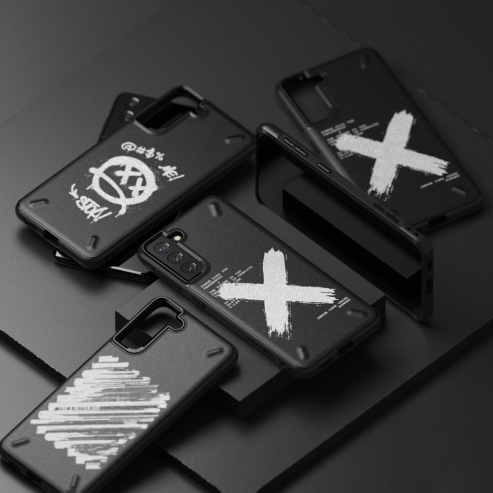 Ringke Onyx Design Durable TPU Case Cover for Samsung Galaxy S21+ 5G (S21 Plus 5G) black (Paint) (OXAP0054)eng