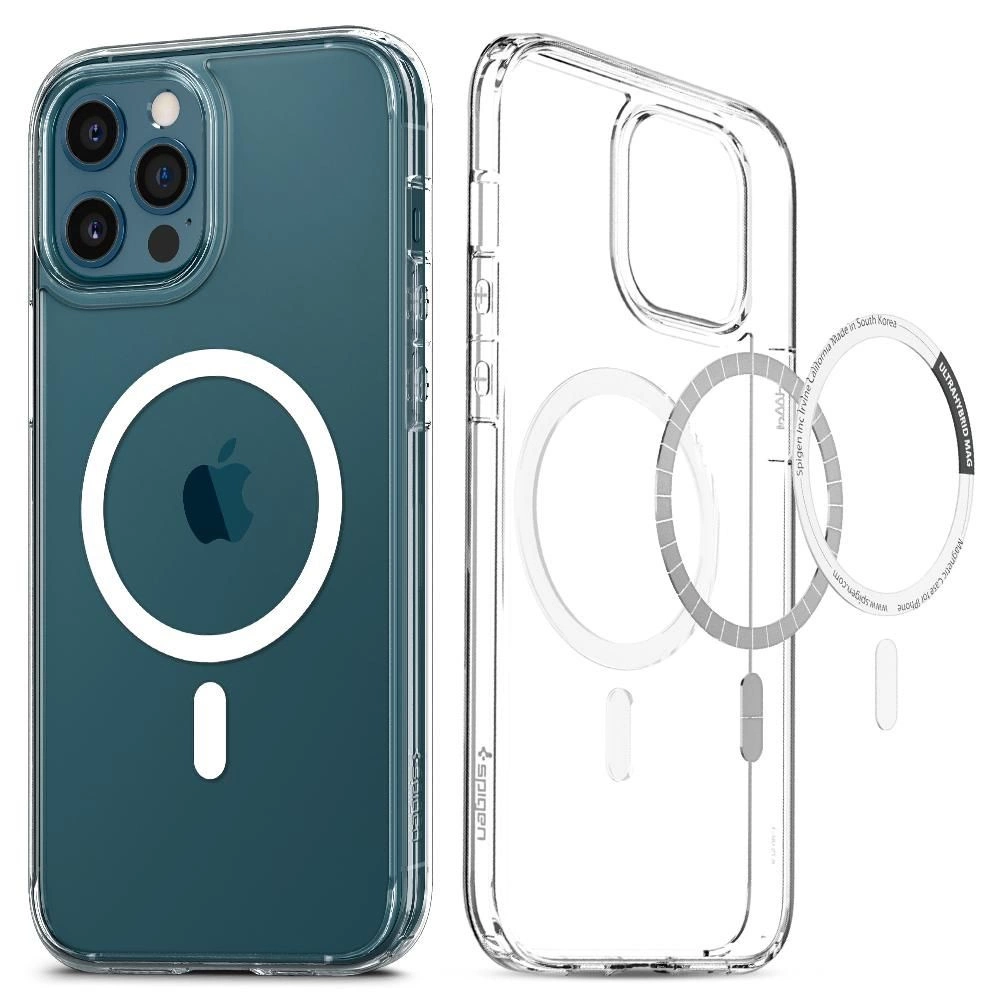 Spigen Ultra Hybrid Mag MagSafe Case for iPhone 12 / iPhone 12 Pro - Whiteeng
