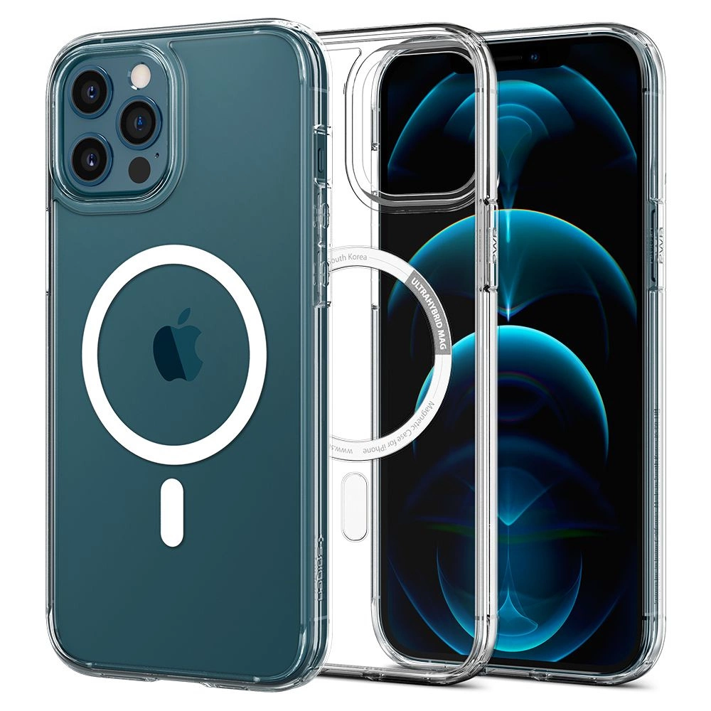 Spigen Ultra Hybrid Mag MagSafe Case for iPhone 12 / iPhone 12 Pro - Whiteeng