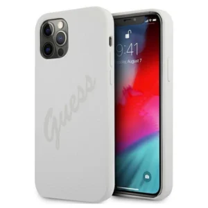 Guess GUHCP12LLSVSCR iPhone 12 Pro Max 6.7" cream/cream hardcase Script Vintageeng