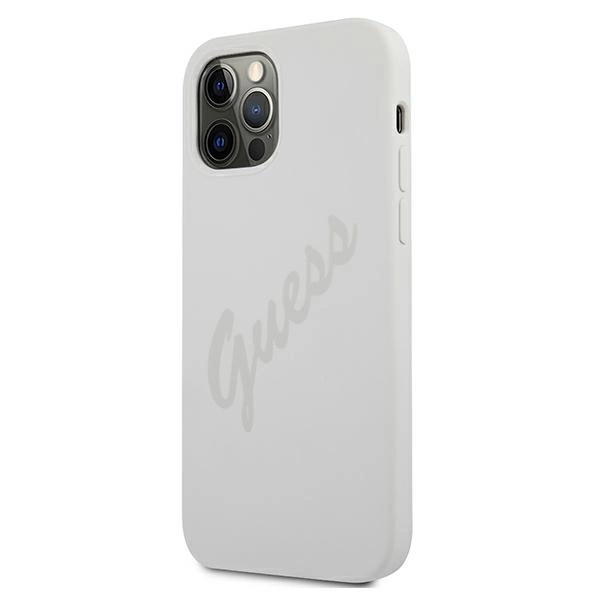 Guess GUHCP12LLSVSCR iPhone 12 Pro Max 6.7" cream/cream hardcase Script Vintageeng