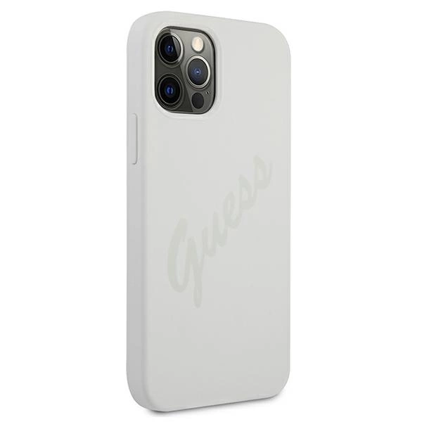 Guess GUHCP12LLSVSCR iPhone 12 Pro Max 6.7" cream/cream hardcase Script Vintageeng
