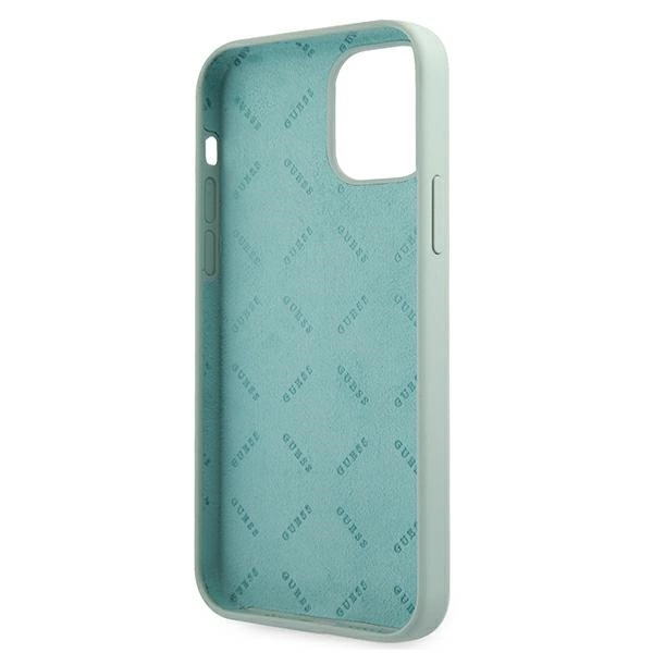 Guess GUHCP12SLSVSBF iPhone 12 mini 5.4" blue fuchsia/blue fuschia hardcase Silicone Vintageeng