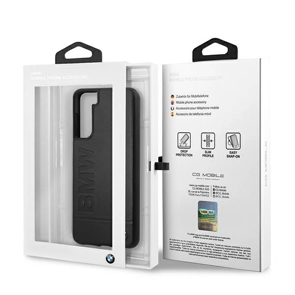 Etui BMW BMHCS21MSLLBK S21+ G996 czarny/black hardcase Signature Logo Imprinteng